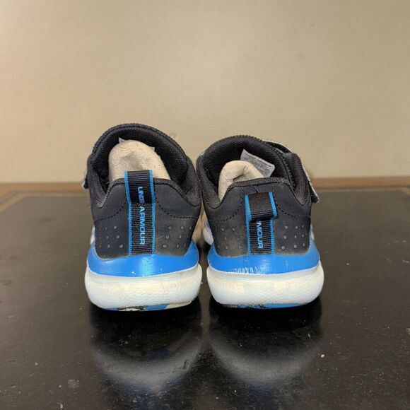 Under Armour Assert Black Blue White 3022101-008 PS Preschool Size 2Y - Picture 4 of 6